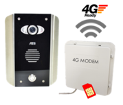 Intercom draadloos gsm AES 08/PRE2-4GE-AB Audio + Video