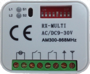 RX-Multi universele ontvanger 433,920 MHz